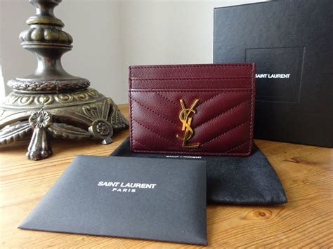 ysl cassandre card holder